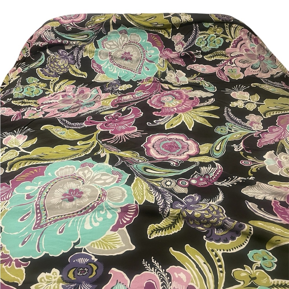Bold Paisley Full size Duvet Cover - Black and Multicolor by PB Dorm